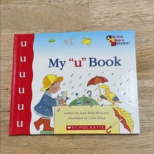 Scholastic My "U" Book My First Steps to Reading